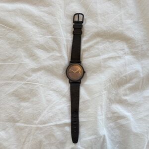 Junghans Solar 1 Watch with Original Black Leather Band